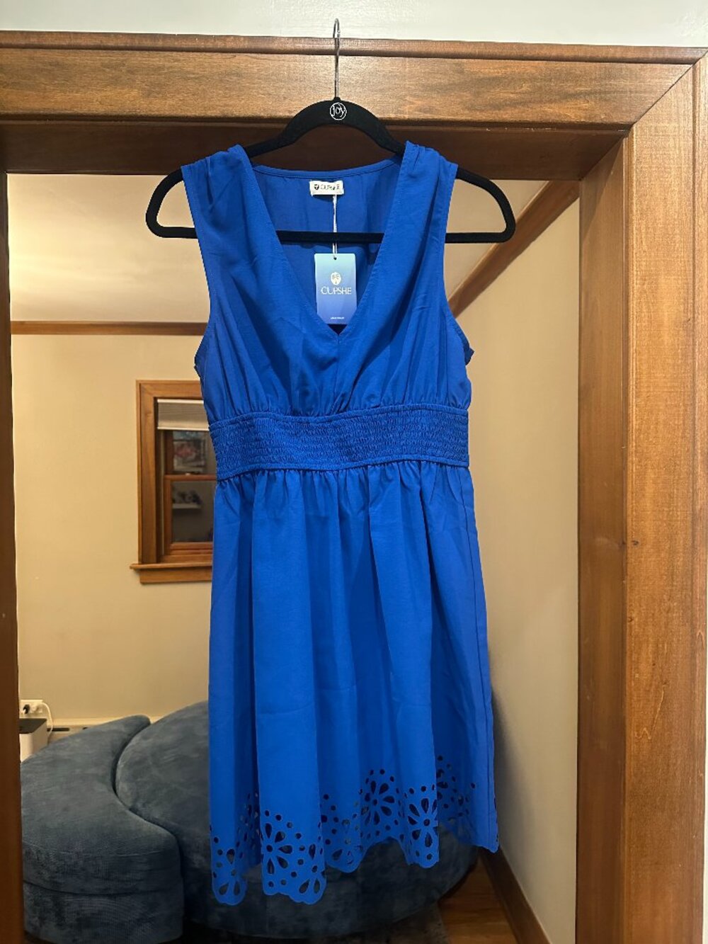 Cupshe Bright Blue Swimsuit Cover-up Size Small NWT